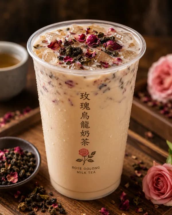 Rose Oolong Milk Tea