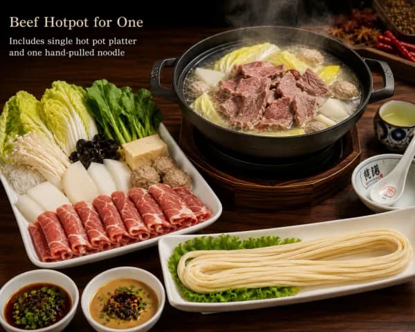 Beef Hotpot for One