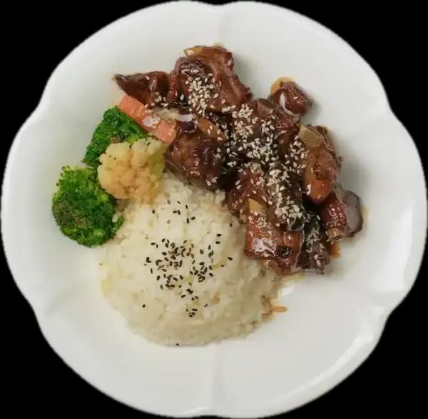 Sweet & Sour Pork Ribs Rice Bowl