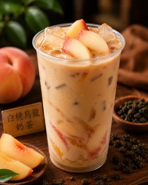 Peach Oolong Milk Tea