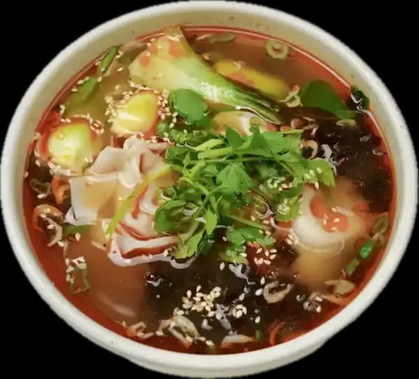 Sour & Spicy Wonton Soup